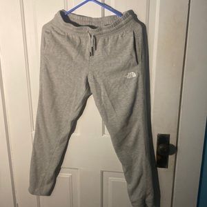 Light grey north face joggers